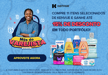 Banner Promoção Kenvue Mes do Verejista 2026