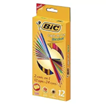 Lápis de cor Bic 12 cores com apontador