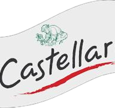 Logotipo oficial da marca de chá Castellar, destacando a mais nova adição da indústria JDE no ecossistema Compra Agora