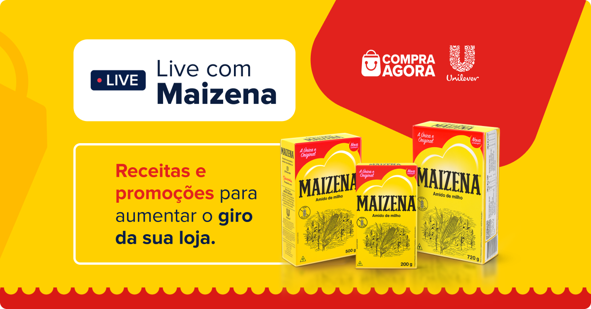 Promoção Maizena 2026 com ofertas para lojistas no Compra Agora.